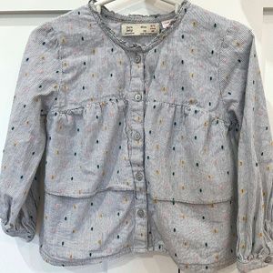 Zara Girls Boho Blouse Size 2/3